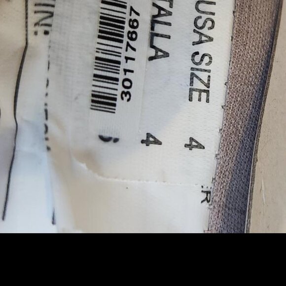 floor length, tan gown worn once as a bridesmaid. - Picture 3 of 3